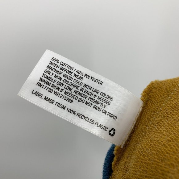 Cat & Jack Shorts Boys Size XS (4/5) Colorblock French Terry Knit Brown Pull On - Picture 9 of 9